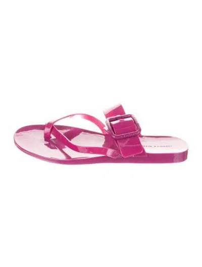 Pre-owned Veronica Beard Sandals In Purple