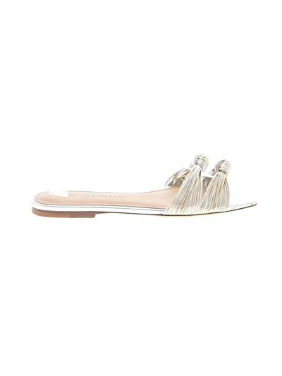 Pre-owned Veronica Beard Sandals In Silver