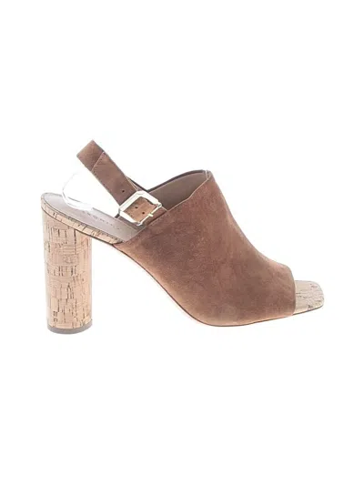 Pre-owned Veronica Beard Sandals In Tan
