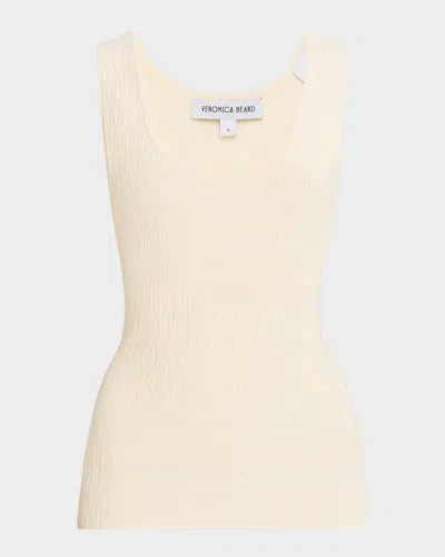 Veronica Beard Sandra Textured Tank Top