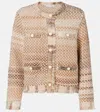 Veronica Beard Sariyah Cotton And Wool-blend Jacket In Neutral
