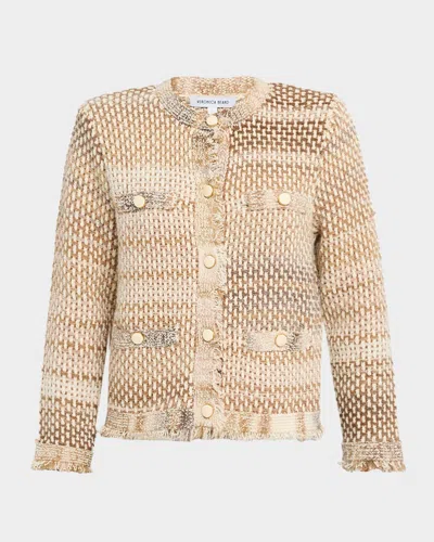 Veronica Beard Sariyah Knit Jacket In Neutral