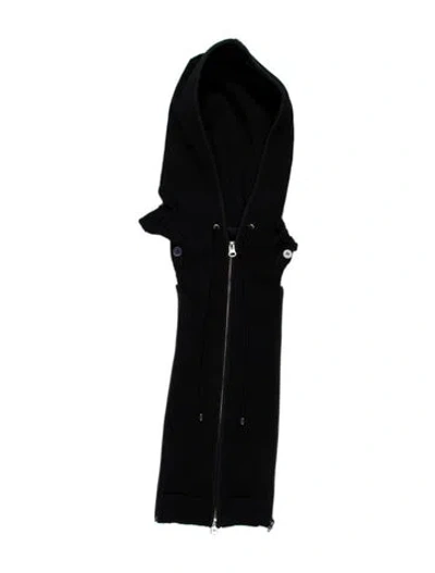 Pre-owned Veronica Beard Satin Scarf In Black