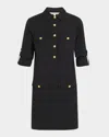 Veronica Beard Saude Cargo Dress In Black