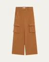 Veronica Beard Saul Cargo Pants Whisky In Brown