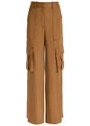 Veronica Beard Saul Cargo Pants Whisky In Brown