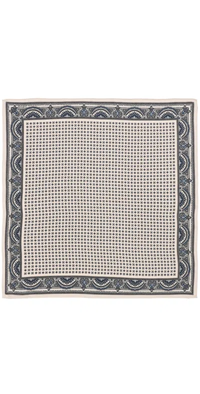 Veronica Beard Sava Scarf Ecru Multi