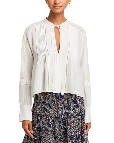 Veronica Beard Sawyer Blouse In White