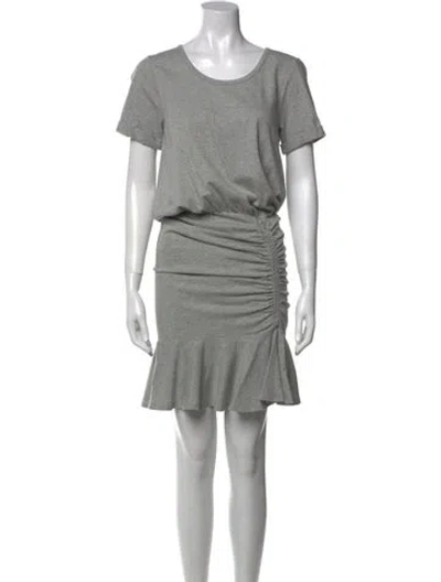 Pre-owned Veronica Beard Scoop Neck Knee-length Dress W/ Tags In Gray
