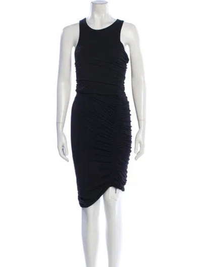 Pre-owned Veronica Beard Scoop Neck Long Dress W/ Tags In Gray
