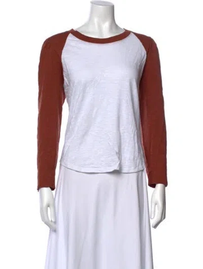 Pre-owned Veronica Beard Scoop Neck Long Sleeve Tank Top In Multi