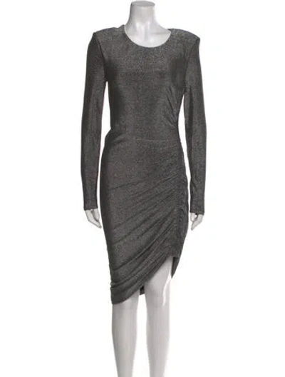 Pre-owned Veronica Beard Scoop Neck Midi Length Dress In Multi