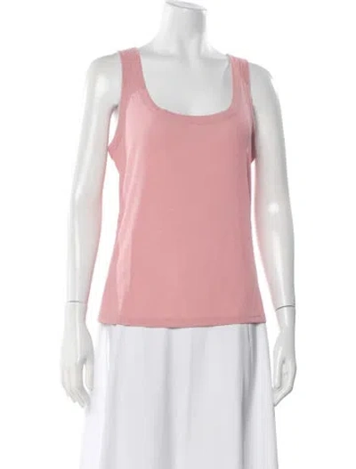 Pre-owned Veronica Beard Scoop Neck Sleeveless Top W/ Tags In Pink