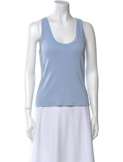 Pre-owned Veronica Beard Scoop Neck Sleeveless Top In White