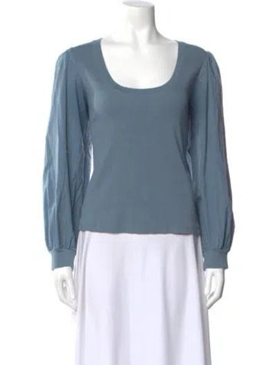 Pre-owned Veronica Beard Scoop Neck Sweater In Blue