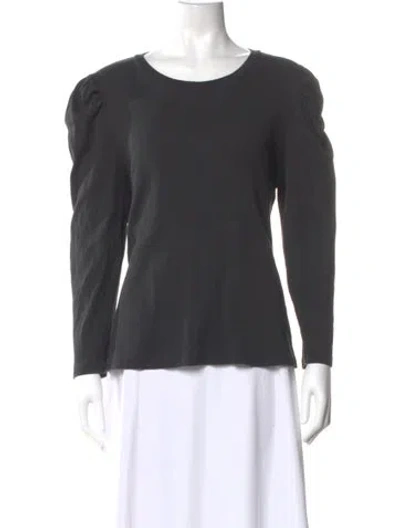 Pre-owned Veronica Beard Scoop Neck Sweater In Gray