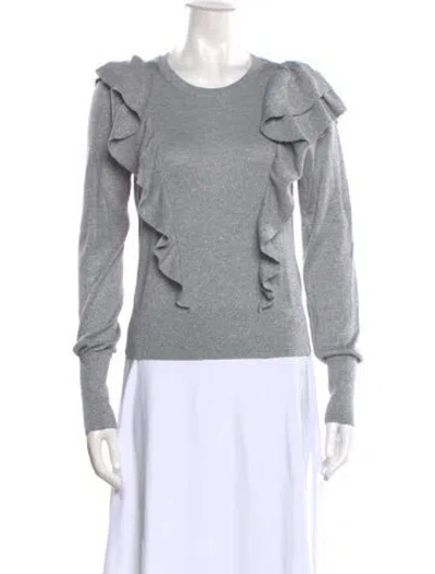 Pre-owned Veronica Beard Scoop Neck Sweater In Gray