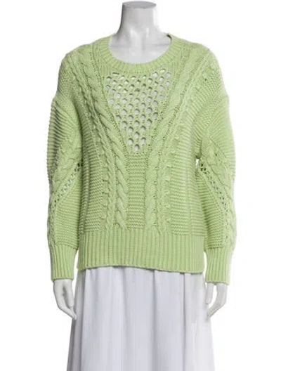 Pre-owned Veronica Beard Scoop Neck Sweater In Green
