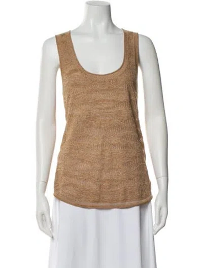 Pre-owned Veronica Beard Scoop Neck Sweater In Neutral