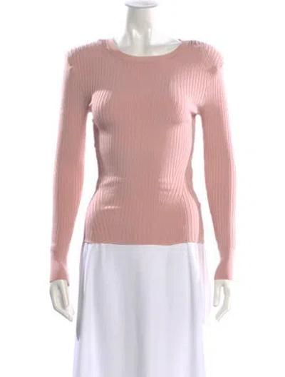 Pre-owned Veronica Beard Scoop Neck Sweater In Pink
