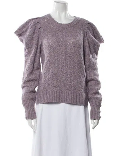 Pre-owned Veronica Beard Scoop Neck Sweater In Purple