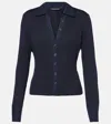 Veronica Beard Scottie Long Sleeve Top In Navy In Navy