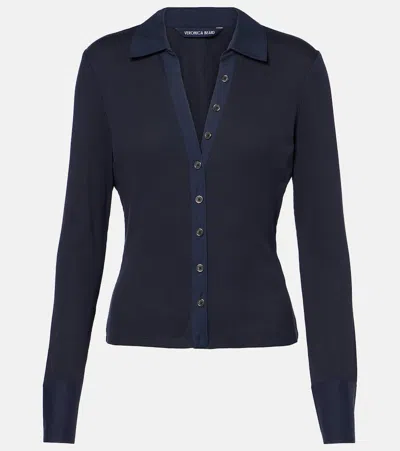 VERONICA BEARD SCOTTIE COTTON-BLEND TOP