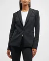 Veronica Beard Scuba Jacket In Black In Black