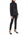 Veronica Beard Scuba Jacket In Navy In Blue