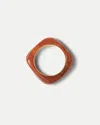 Veronica Beard Sculpted Resin Bangle In Brown