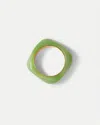 Veronica Beard Sculpted Resin Bangle In Green