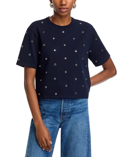 VERONICA BEARD SEBASTIAN GROMMET TEE