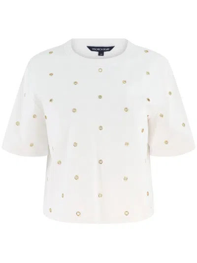 Veronica Beard Sebastian T-shirt In 白色