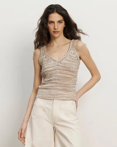 Veronica Beard Selwyn Knit Tank Top In Multi