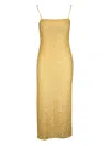 Veronica Beard Sequin-embellished Midi Dress In Yellow