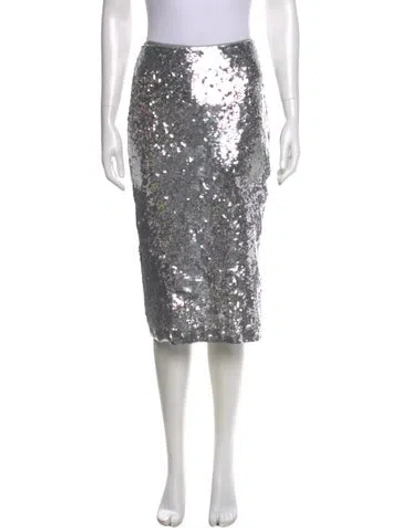 Pre-owned Veronica Beard Sequin Embellishments Knee-length Skirt