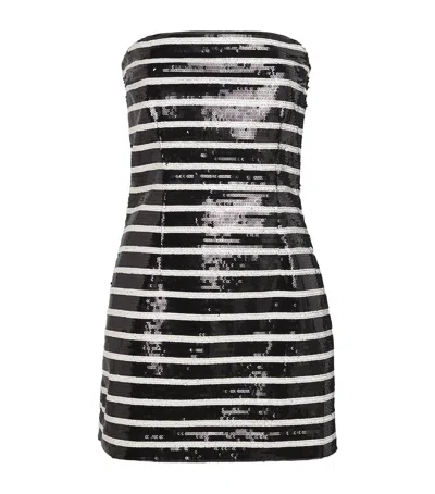 Veronica Beard Sequinned Cala Mini Dress In Multicoloured