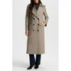 Veronica Beard Seth Notch Collar Dickey Coat In Gray