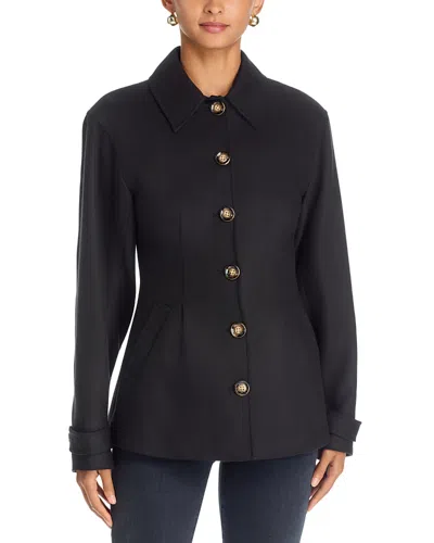 Veronica Beard Severine Dickey Coat In Black