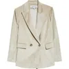 Veronica Beard Sevyn Corduroy Double Breasted Dickey Jacket In Neutral