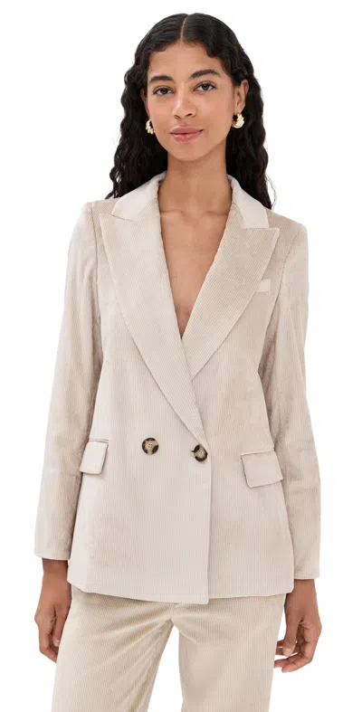 Veronica Beard Sevyn Dickey Corduroy Jacket Heathered Sand In Neutral