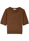 Veronica Beard Shana Cashmere Jumper In Caramel