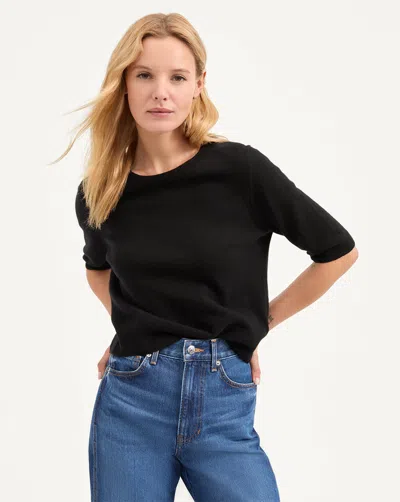 Veronica Beard Shana Cashmere Sweater In Black
