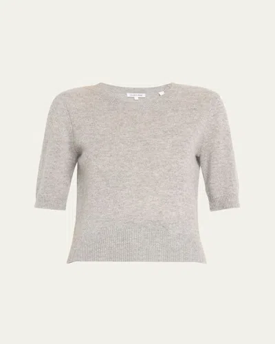 Veronica Beard Shana Cashmere Sweater In Heather Grey