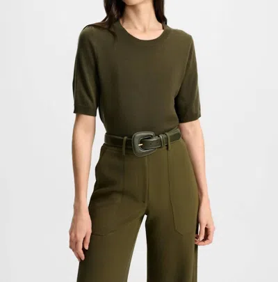 Veronica Beard Shana Cashmere Sweater In Cypress In Green