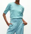 Veronica Beard Shana Cashmere Sweater In Sea Glass