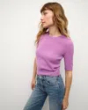 Veronica Beard Shana Cashmere Sweater In Orchid Dusk