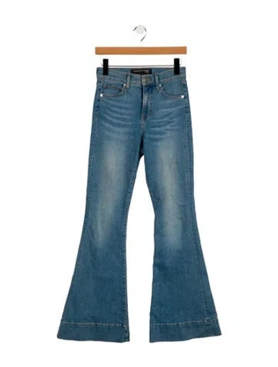 Pre-owned Veronica Beard Sheridan Wide Leg Jeans In Blue
