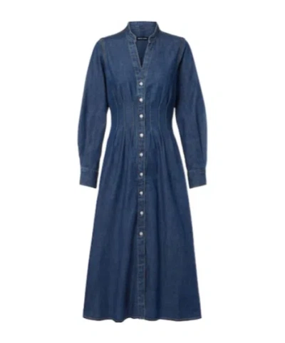 Veronica Beard Shirt Dress In Blue