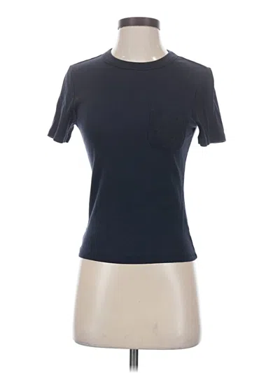 Pre-owned Veronica Beard Short Sleeve T-shirt In Blue